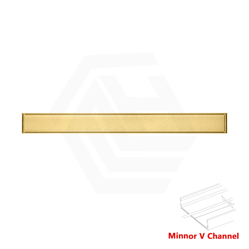Joemo MILO 100-3000x100x22mm Tile Insert Aluminum Channel Drain Variant Colour Available