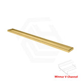 Joemo MILO 100-3000x100x22mm Tile Insert Aluminum Channel Drain Variant Colour Available
