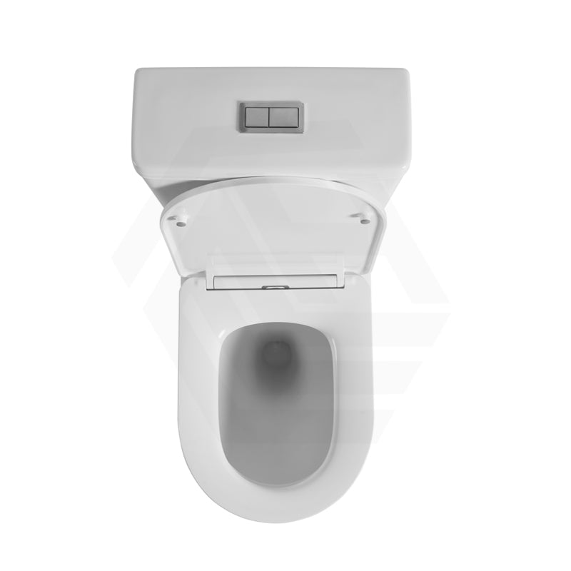 665x385x870mm Vivid Tornado Silent Back To Wall Ceramic Toilet Suite Back/Left & Right Bottom Inlet