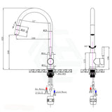 Euro Round Matt Black 360° Swivel Pull Out Kitchen Sink Mixer Tap Solid Brass Products