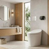 Kohler Veil Rimless Wall Floor Smart Toilet with Inwall Cistern Flush Button 675x438x533mm - Gloss White