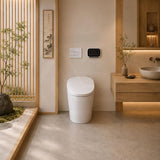 Kohler Veil Rimless Wall Floor Smart Toilet with Inwall Cistern Flush Button 675x438x533mm - Gloss White