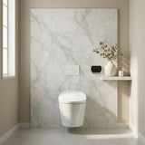 Kohler Veil Rimless Wall-Hung Smart Toilet Suite with Inwall Cistern - Gloss White