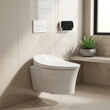 Kohler Veil Rimless Wall-Hung Smart Toilet Suite with Inwall Cistern - Gloss White
