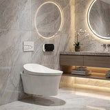 Kohler Veil Rimless Wall-Hung Smart Toilet Suite with Inwall Cistern - Gloss White