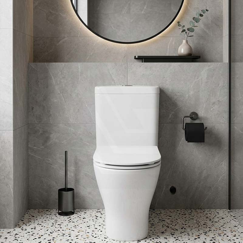 Kohler Reach II Rimless Back to Wall Toilet Suite Rear/Side Inlet 610x365x770mm - Gloss White