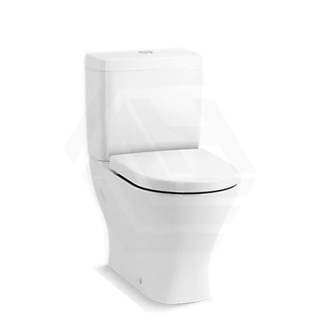 610x365x770mm Kohler Reach II Rimless Close-Coupled Toilet Suite Gloss White Rear/Side Inlet