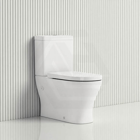 Kohler Reach II Rimless Back to Wall Toilet Suite Rear/Side Inlet 610x365x770mm - Gloss White