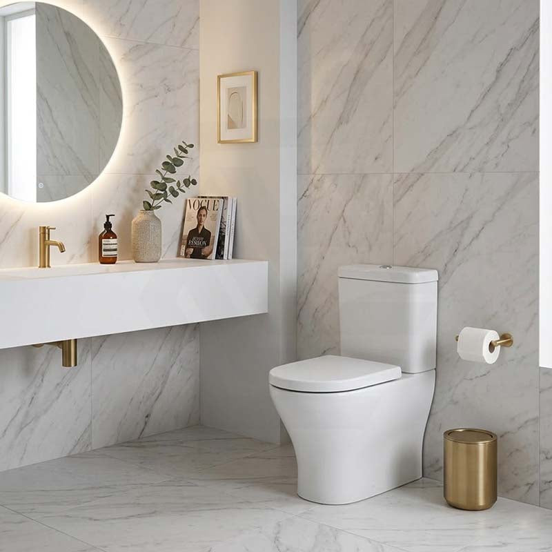 Kohler Reach II Rimless Back to Wall Toilet Suite Rear/Side Inlet 610x365x770mm - Gloss White