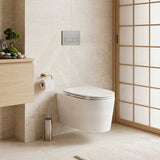 Kohler Grande Vitreous China Rimless Wall Hung Toilet Pan Only 560x370x356mm - Gloss White, Seat Cover Available