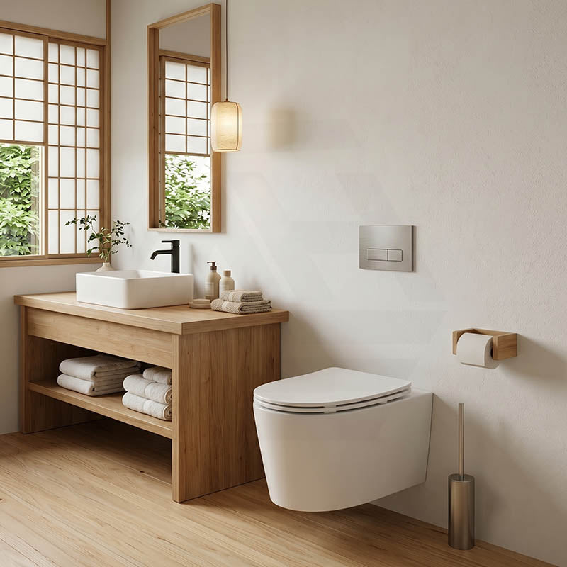 Kohler Grande Vitreous China Rimless Wall Hung Toilet Pan Only 560x370x356mm - Gloss White, Seat Cover Available