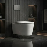 Kohler Grande Vitreous China Rimless Wall Hung Toilet Pan Only 560x370x356mm - Gloss White, Seat Cover Available