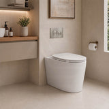 Kohler Grande Vitreous China Rimless Wall Faced Toilet Pan Only 580x370x390mm - Gloss White, Seat Cover Available