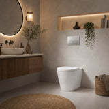 Kohler Grande Vitreous China Rimless Wall Faced Toilet Pan Only 580x370x390mm - Gloss White, Seat Cover Available