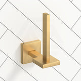 G#7(Gold) Kohler Square Brushed Brass Vertical Toilet Roll Holder Gold Paper Holders