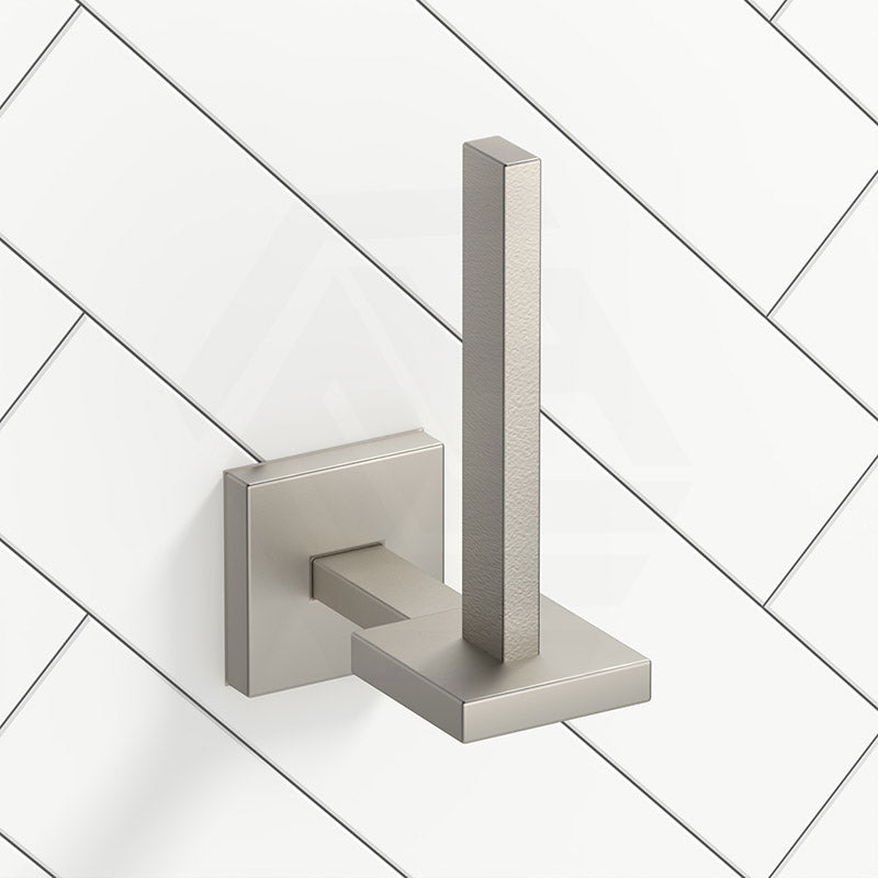 Kohler Square Brushed Nickel Vertical Toilet Roll Holder Paper Holders