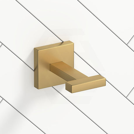 G#7(Gold) Kohler Brushed Brass Wall Mounted Robe Hook Zinc & Stainless Steel Gold Hooks