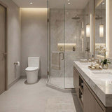 Kohler Veil Rimless Back to Wall Toilet Suite Top Inlet Only with 2 Slim Seat Available 680x380x752mm - Gloss White