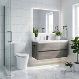 Kohler Veil Rimless Back to Wall Toilet Suite Top Inlet Only with 2 Slim Seat Available 680x380x752mm - Gloss White