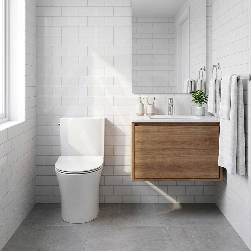 Kohler Veil Rimless Back to Wall Toilet Suite Top Inlet Only with 2 Slim Seat Available 680x380x752mm - Gloss White