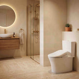 Kohler Veil Rimless Back to Wall Toilet with Intelligent Bidet Seat Top Inlet Only 680x380x752mm