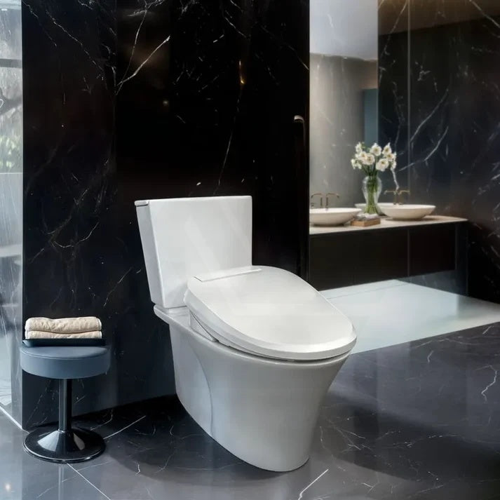 Kohler Veil Rimless Back to Wall Toilet with Intelligent Bidet Seat Top Inlet Only 680x380x752mm