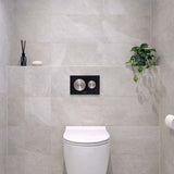 Kohler SKIM™ Pneumatic Glass Flush Plate Round Button Multi-Colour for In-wall Concealed Cistern