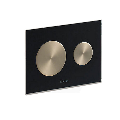 Kohler SKIM™ Pneumatic Glass Flush Plate Round Button Multi-Colour for In-wall Concealed Cistern
