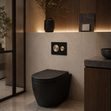 Kohler SKIM™ Pneumatic Glass Flush Plate Round Button Multi-Colour for In-wall Concealed Cistern
