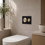 Kohler SKIM™ Pneumatic Glass Flush Plate Round Button Multi-Colour for In-wall Concealed Cistern