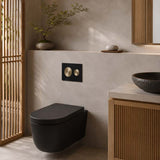Kohler SKIM™ Pneumatic Glass Flush Plate Round Button Multi-Colour for In-wall Concealed Cistern