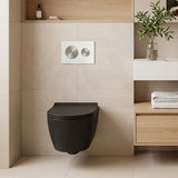 Kohler SKIM™ Pneumatic Glass Flush Plate Round Button Multi-Colour for In-wall Concealed Cistern