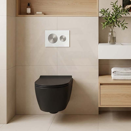 Kohler SKIM™ Pneumatic Glass Flush Plate Round Button Multi-Colour for In-wall Concealed Cistern
