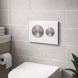 Kohler SKIM™ Pneumatic Glass Flush Plate Round Button Multi-Colour for In-wall Concealed Cistern