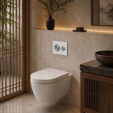 Kohler SKIM™ Pneumatic Glass Flush Plate Round Button Multi-Colour for In-wall Concealed Cistern