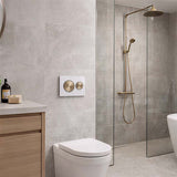 Kohler SKIM™ Pneumatic Glass Flush Plate Round Button Multi-Colour for In-wall Concealed Cistern