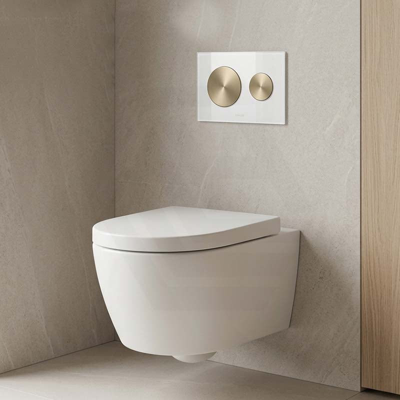 Kohler SKIM™ Pneumatic Glass Flush Plate Round Button Multi-Colour for In-wall Concealed Cistern