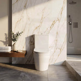 Kohler Grande Rimless Dual Flush Back to Wall Toilet Suite 680x370x790mm - Gloss White