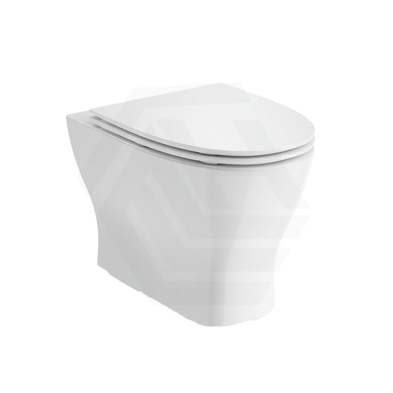 Kohler Reach II Ceramic Gloss White Rimless Wall Faced Toilet Pan with C3-255 Electronic Bidet Seat