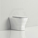 Kohler Reach II 565x370x446mm Ceramic Gloss White Rimless Wall Faced Toilet Pan with Slim Seat