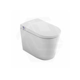 KB Australia Modena Wall Faced Smart Toilet Floor Pan Gloss White with Pneumatic Frameless In-Wall Concealed Cistern Push Button Available