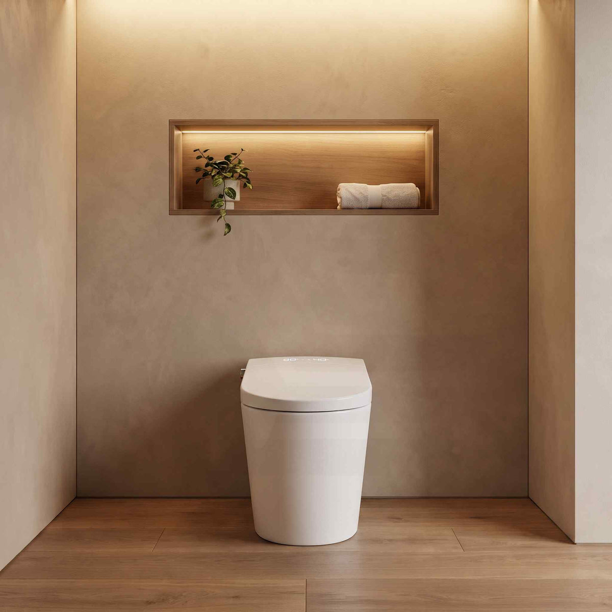 Kohler Modena Wall Faced Smart Toilet Floor Pan with UF Seat 580x400x450mm - Gloss White