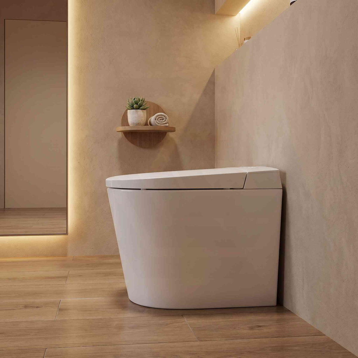 Kohler Modena Wall Faced Smart Toilet Floor Pan with UF Seat 580x400x450mm - Gloss White
