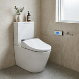 Englefield Intelligent Electric Toilet Cover Bidet Seat Plus with Remote Control for Toilet 505x405x150mm - Gloss White