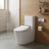Englefield Intelligent Electric Toilet Cover Bidet Seat Plus with Remote Control for Toilet 505x405x150mm - Gloss White
