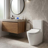 Englefield Intelligent Electric Toilet Cover Bidet Seat Plus with Remote Control for Toilet 505x405x150mm - Gloss White