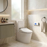 Englefield Intelligent Electric Toilet Cover Bidet Seat Plus with Remote Control for Toilet 505x405x150mm - Gloss White