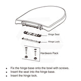 Kohler Veil 475x365mm Wall Hung Quiet-Close™ Toilet Seat Cover