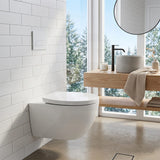 Kohler Veil Wall Hung Quiet-Close™ Toilet Seat Cover 475x365mm- Gloss White