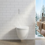 Kohler Veil Wall Hung Quiet-Close™ Toilet Seat Cover 475x365mm- Gloss White